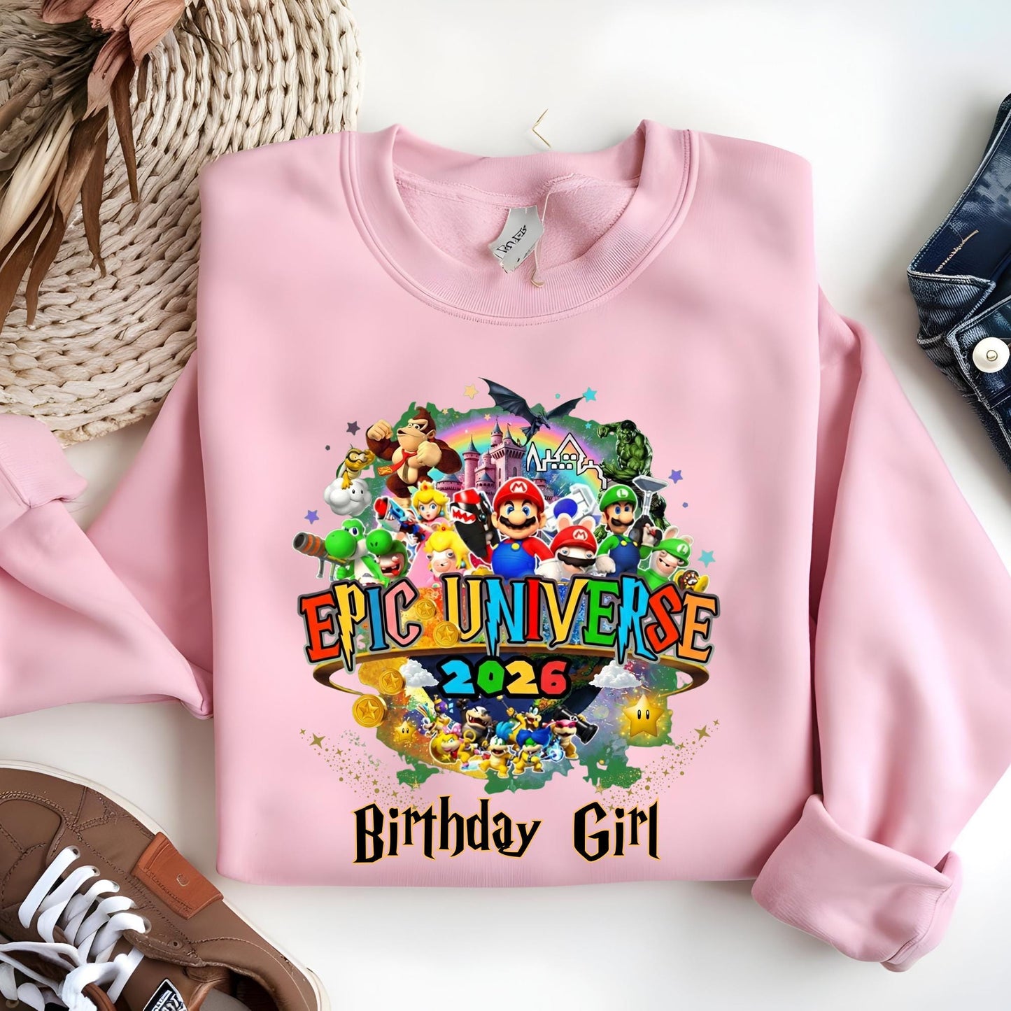 Personalized Epic Universe 2026 Family Trip Sweatshirt