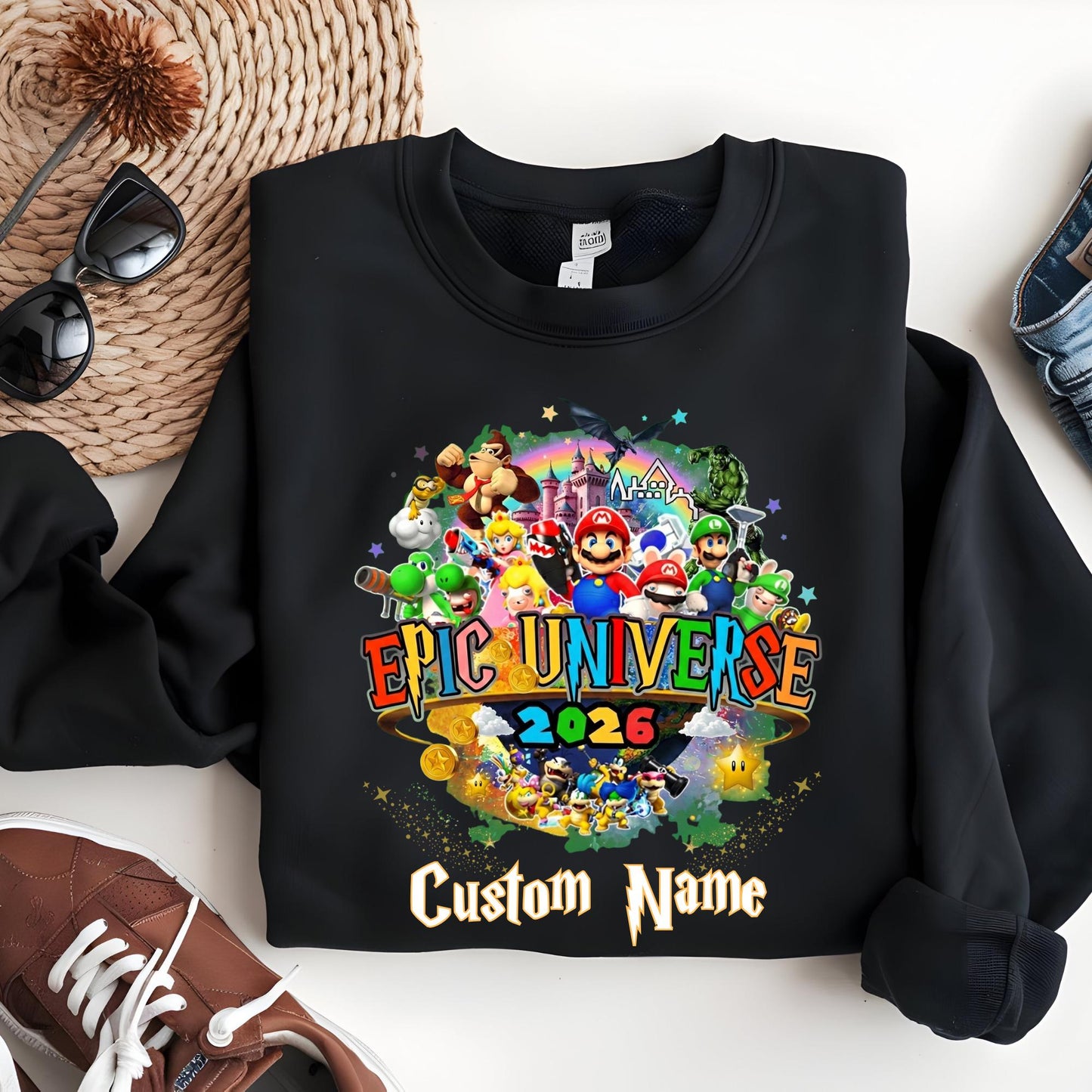 Personalized Epic Universe 2026 Family Trip Sweatshirt