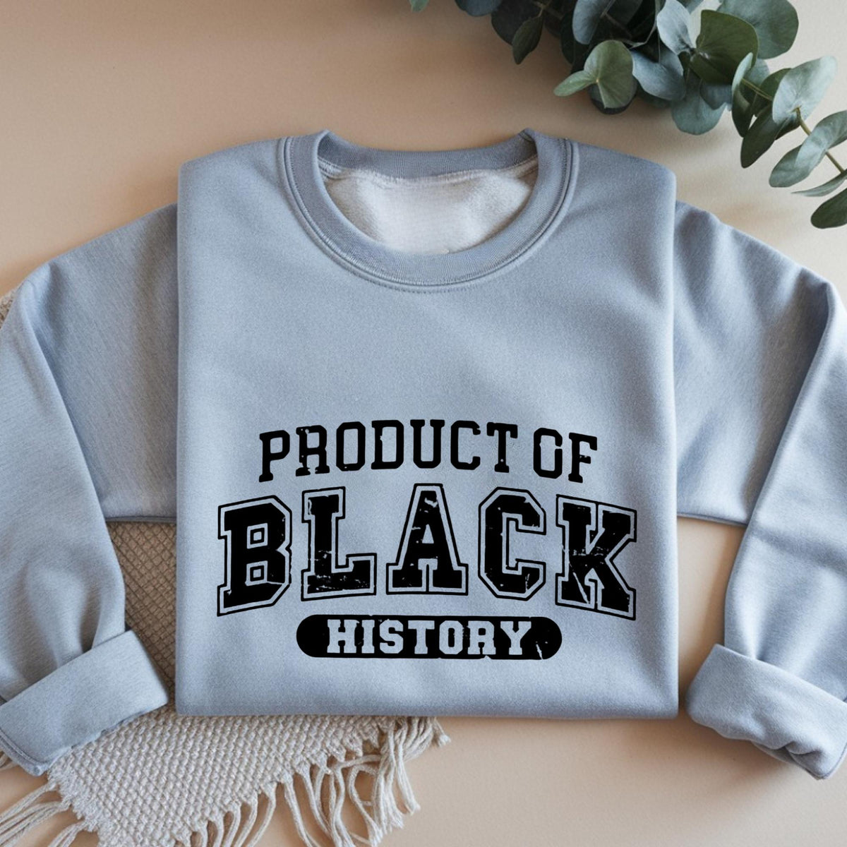 Product of Black History Sweatshirt, Black History Month Hoodie, Black Leaders MLK Inspired Pullover, Human Rights Empowerment Wear