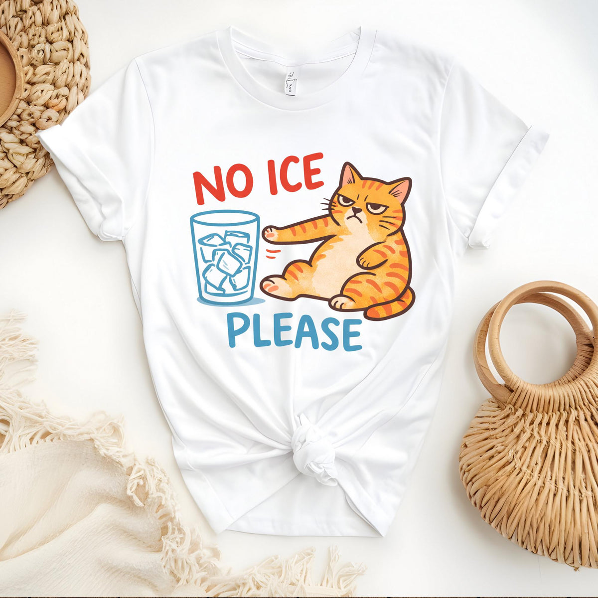 No ICE Please Cat Abolish ICE Social Justice T-Shirt