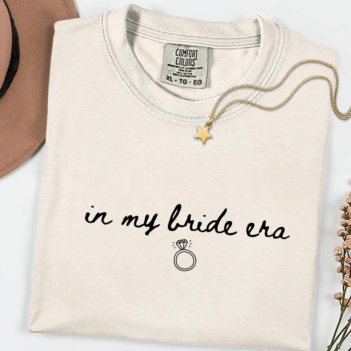 Comfort Colors® Bride Era Shirt, In My Bridal Era Tee, Bridesmaid Proposal Gift, Maid of Honor Shirt, Getting Ready Bridal Party Outfit