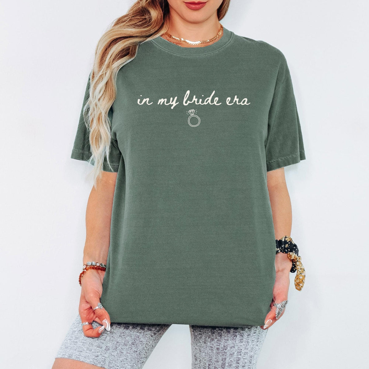 Comfort Colors® Bride Era Shirt, In My Bridal Era Tee, Bridesmaid Proposal Gift, Maid of Honor Shirt, Getting Ready Bridal Party Outfit