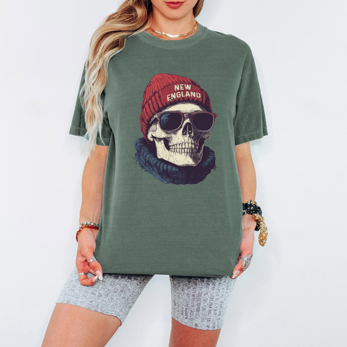 Comfort Color New England Football Mascot Shirt, Game Day Fan Tee, Vintage Football Graphic T-Shirt, Unisex Shirts