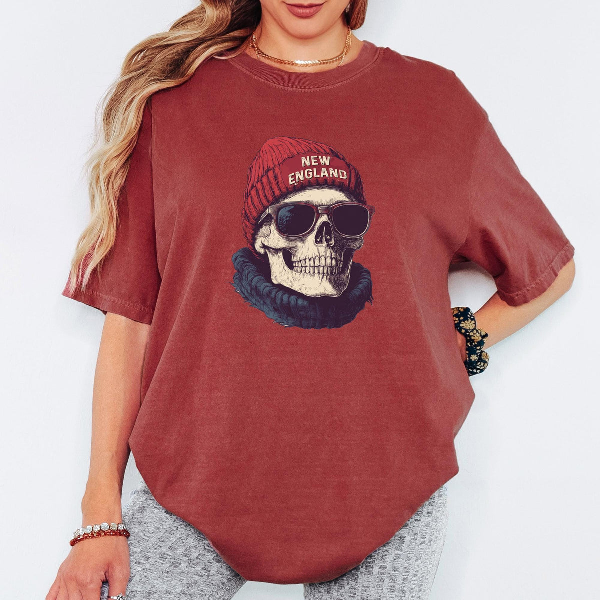 Comfort Color New England Football Mascot Shirt, Game Day Fan Tee, Vintage Football Graphic T-Shirt, Unisex Shirts