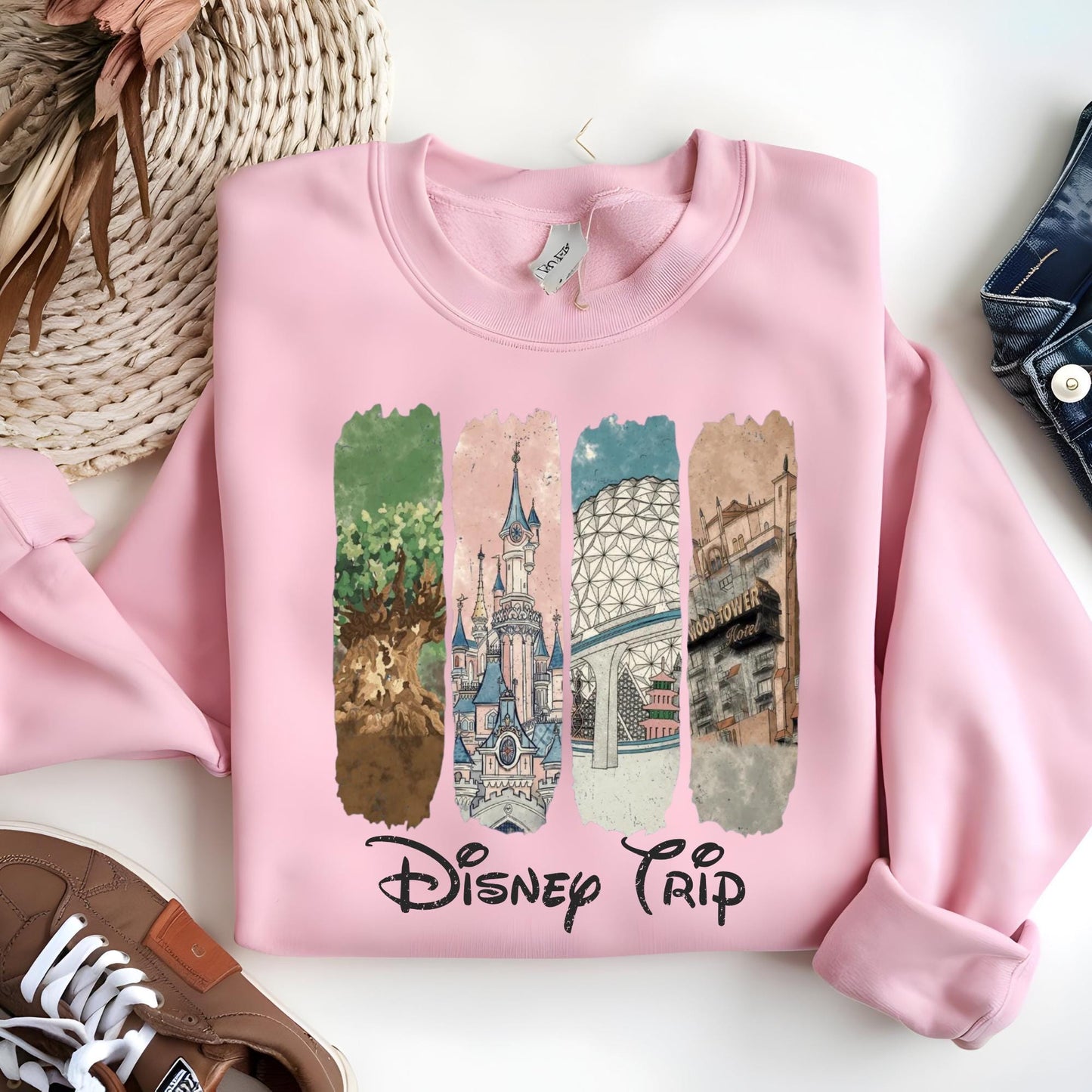 Disney Parks Sweatshirt, Disneyworld Family Vacation Group Sweat, Epcot 2026 Shirt, Disneyland Hoodie, Magic Kingdom Shirts