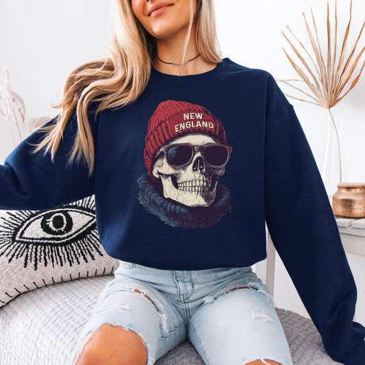 New England Football Sweatshirt, Vintage Football Hoodie, Unisex Sweatshirts, Retro Sports Graphic Hoodies