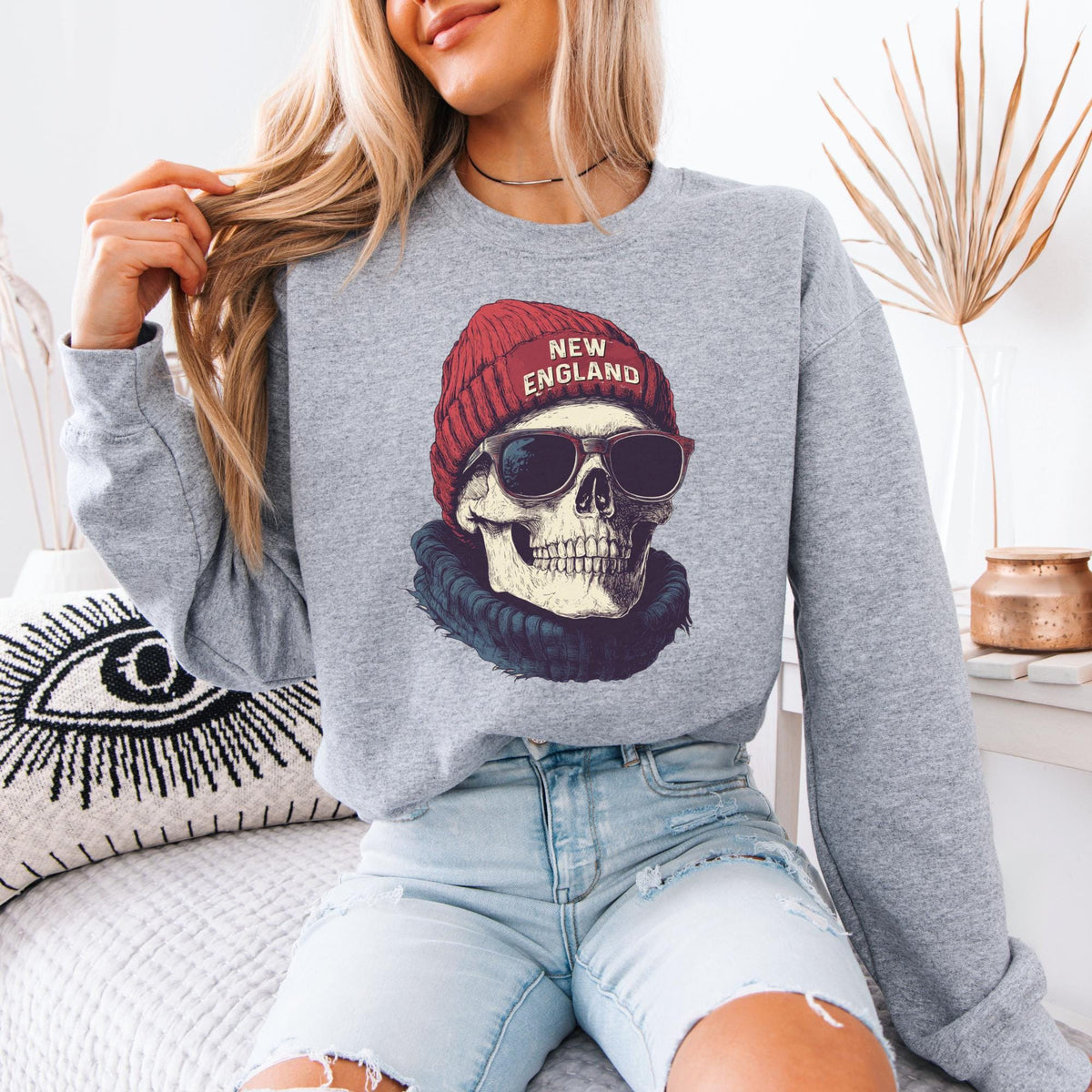 New England Football Sweatshirt, Vintage Football Hoodie, Unisex Sweatshirts, Retro Sports Graphic Hoodies