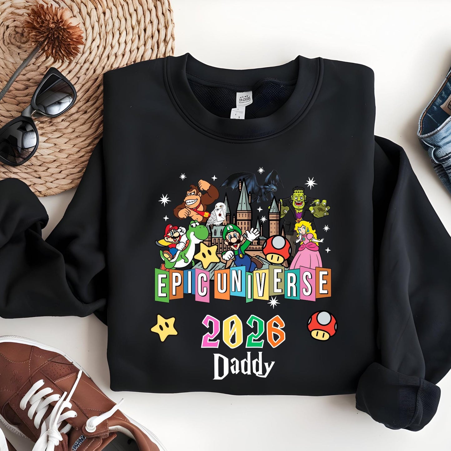 Personalized Epic Universe 2026 Family Sweatshirt - Matching Universal Sweat - 2026 Trip Hoodie