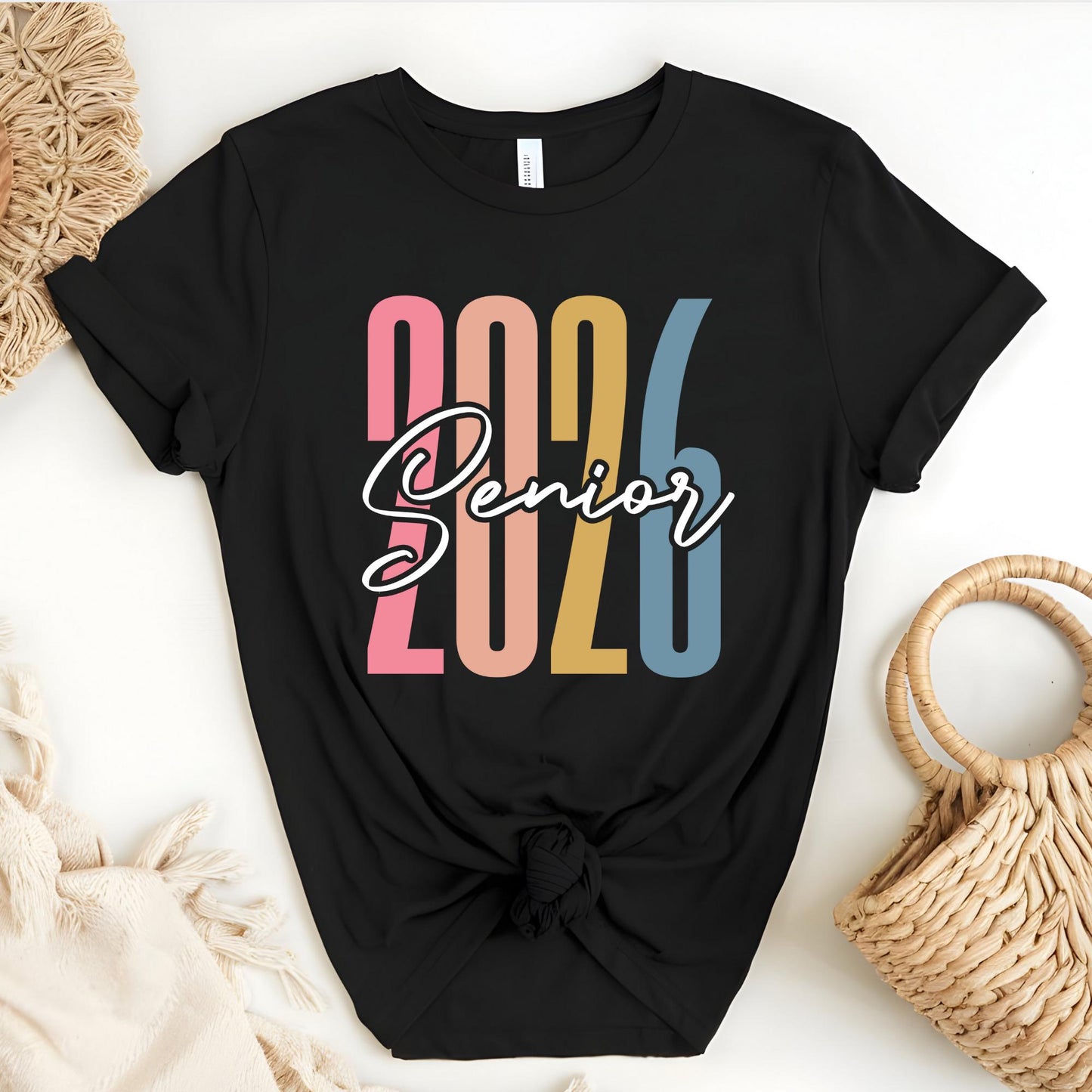 Senior 2026 Shirt - Senior 2026 Retro Shirts, Class of 2026 Senior Tee, Graduation Gift