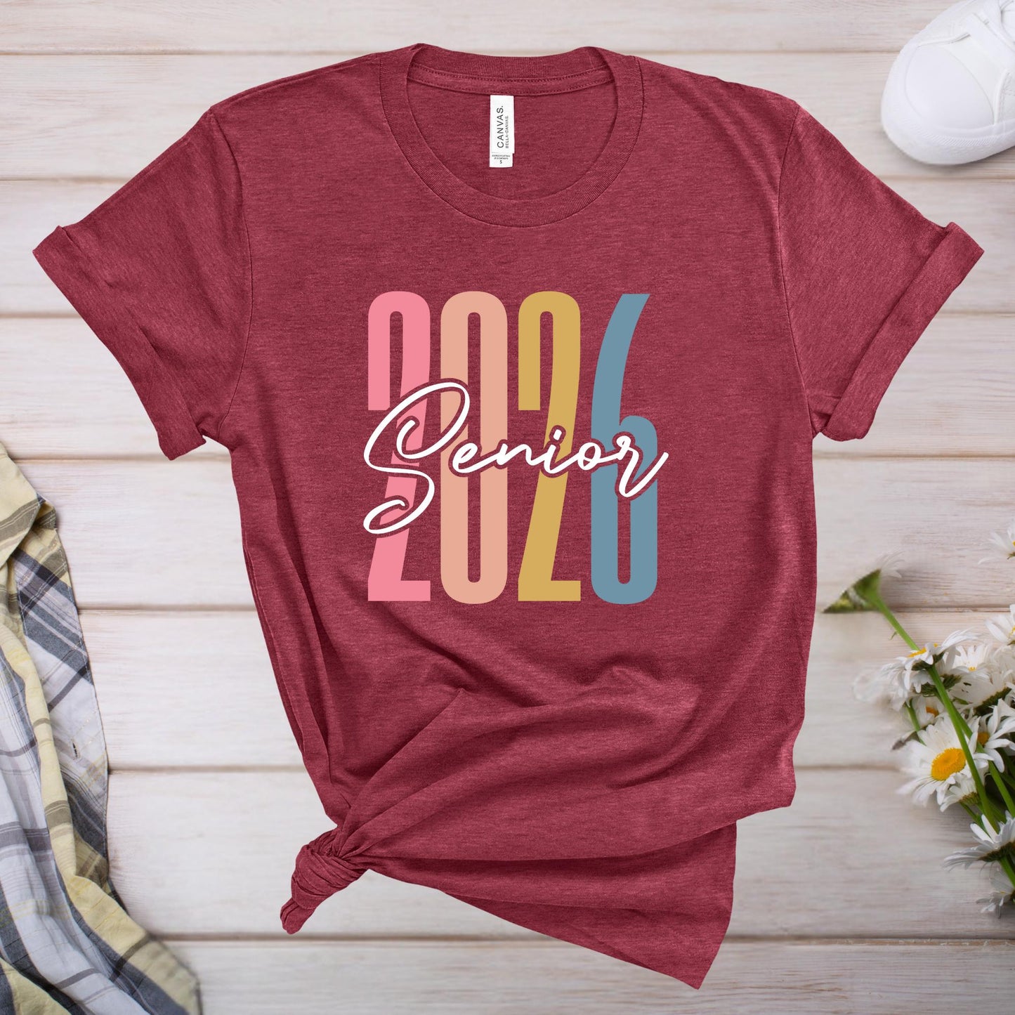 Senior 2026 Shirt - Senior 2026 Retro Shirts, Class of 2026 Senior Tee, Graduation Gift