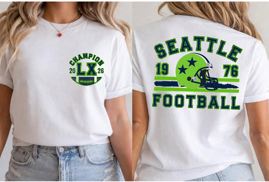LX Champions Seattle Shirt, 2026 Seattle Football Fans Gift