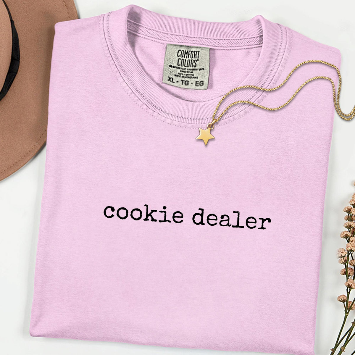Cookie Dealer Comfort Colors® Shirt, Funny Baking Graphic Tee, Cookie Lover Gift
