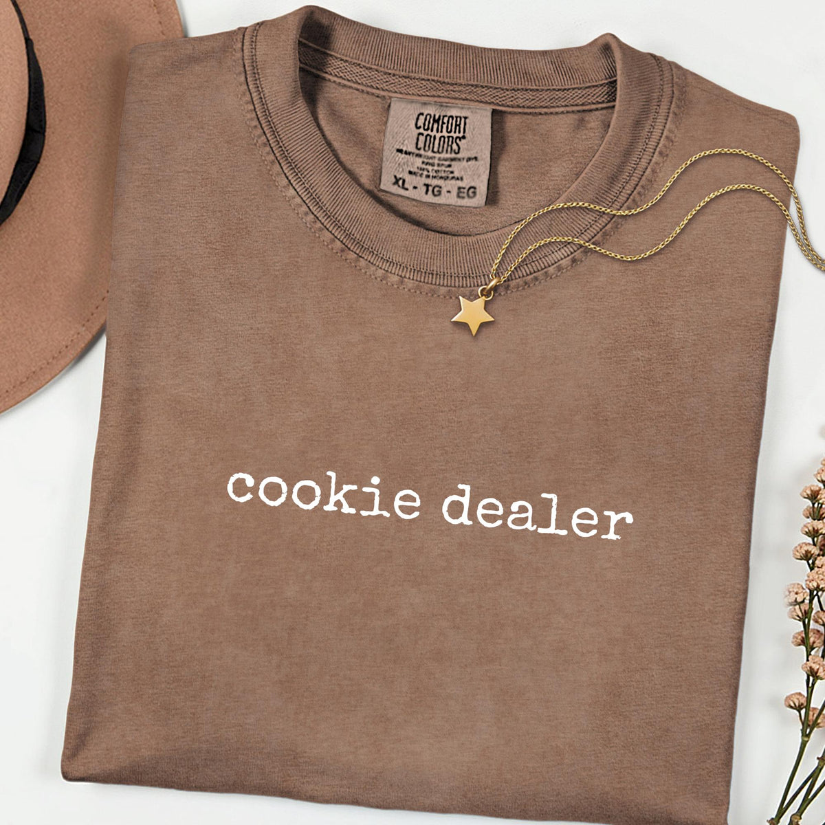 Cookie Dealer Comfort Colors® Shirt, Funny Baking Graphic Tee, Cookie Lover Gift