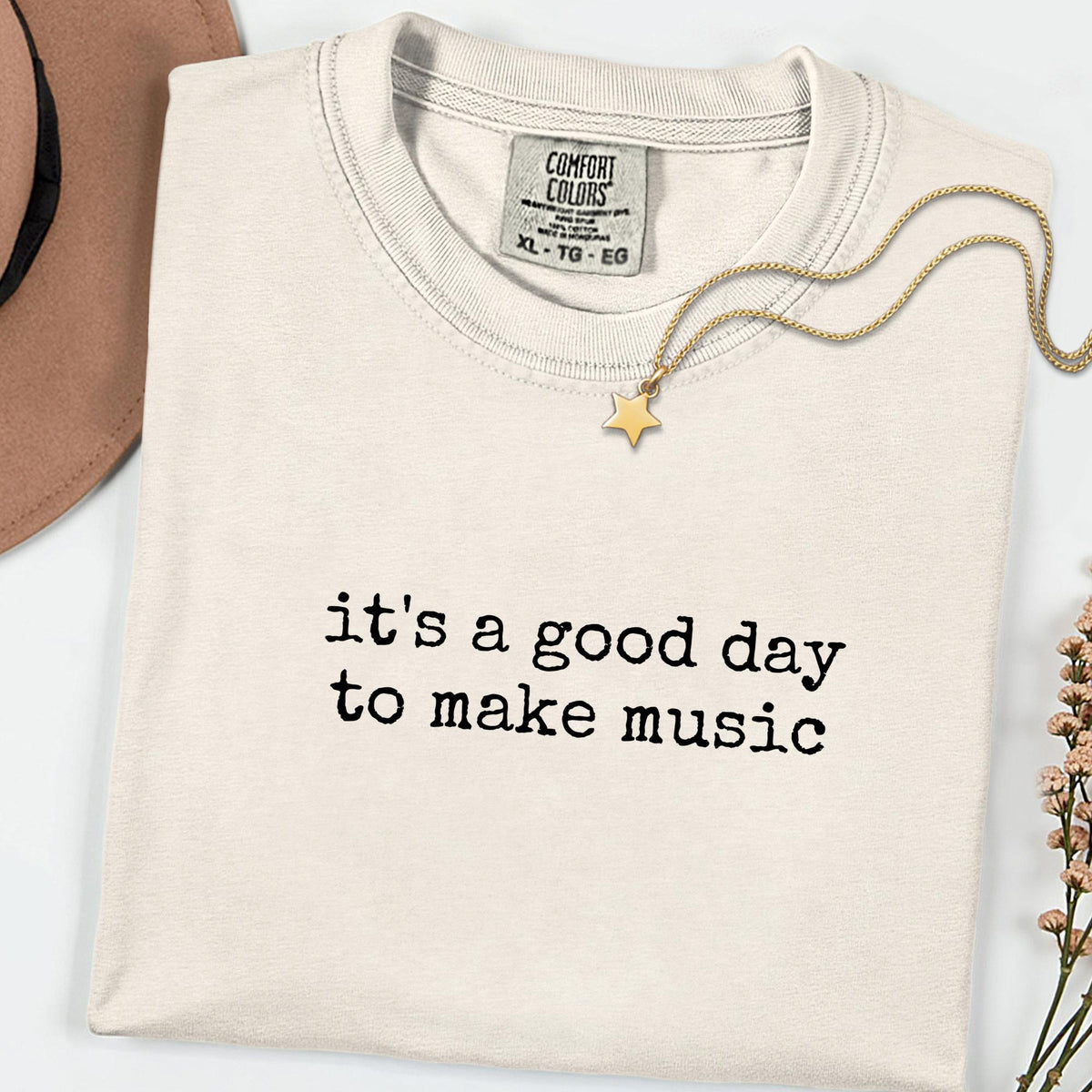 It’s A Good Day To Make Music Comfort Colors® Shirt, Music Lover Tee, Musician Graphic T-Shirt