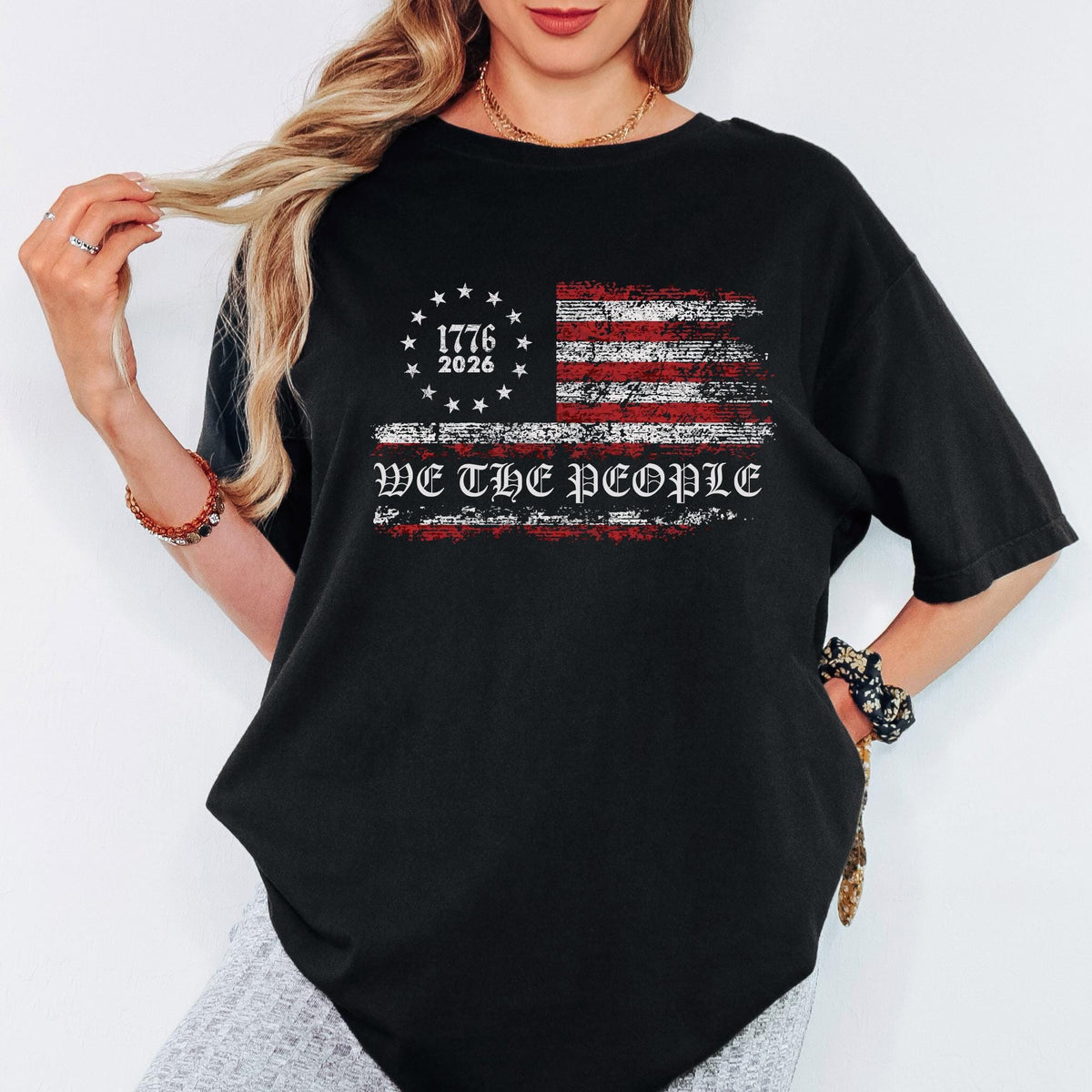 We The People Comfort Color Shirt, Independence USA Shirt, 1776 American Flag Tee, Freedom Graphic Shirt, Comfort Colors Unisex T Shirt