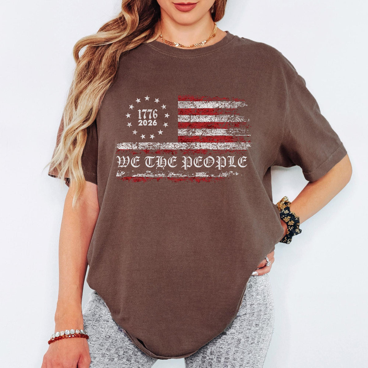 We The People Comfort Color Shirt, Independence USA Shirt, 1776 American Flag Tee, Freedom Graphic Shirt, Comfort Colors Unisex T Shirt