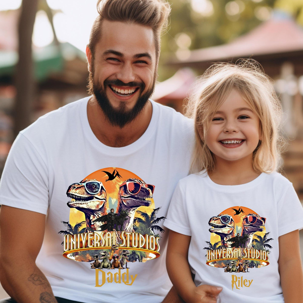 Personalized Universal Studios Family Shirt, Custom Jurassic Dinosaur Vacation Tee, Universal Orlando Mom Daddy Sis Bro T-shirt, Family Trip