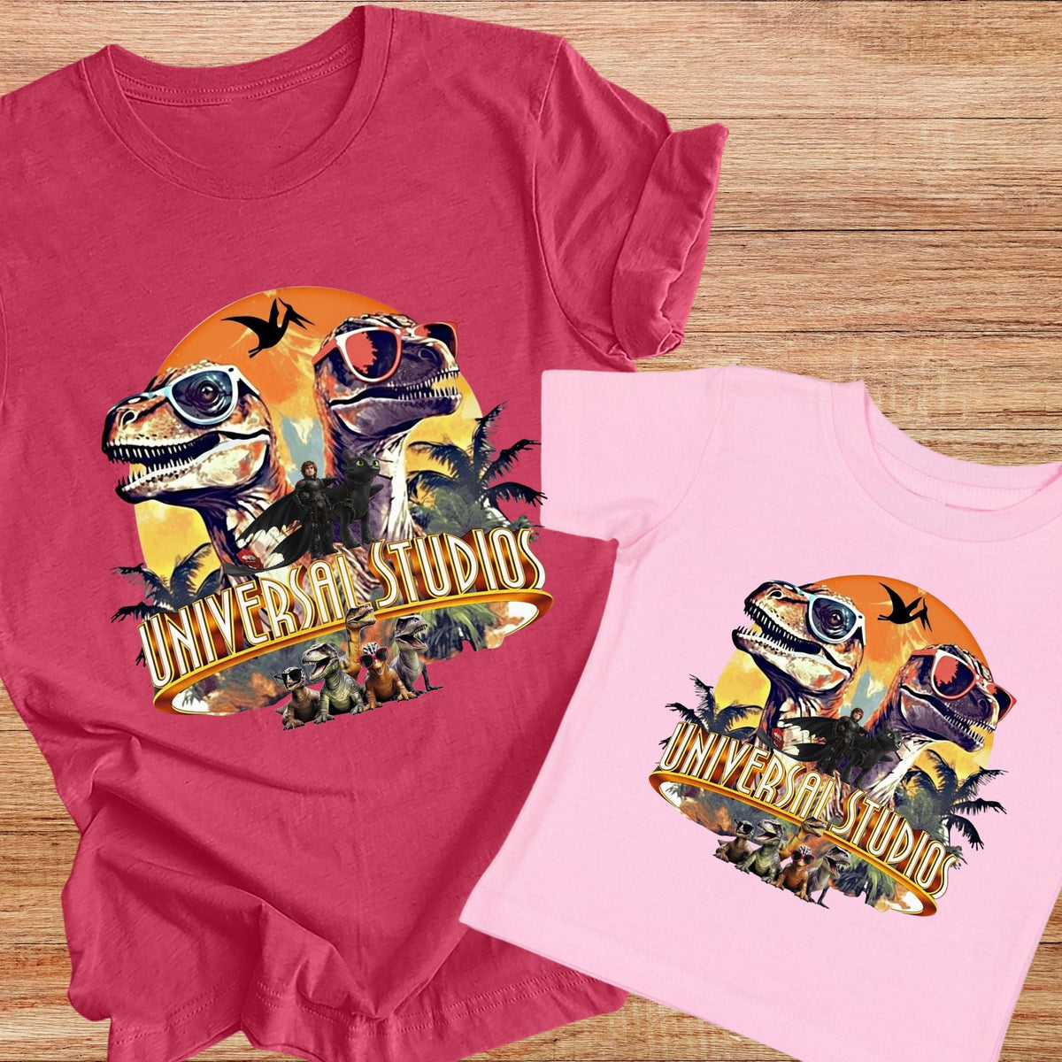 Personalized Universal Studios Family Shirt, Custom Jurassic Dinosaur Vacation Tee, Universal Orlando Mom Daddy Sis Bro T-shirt, Family Trip
