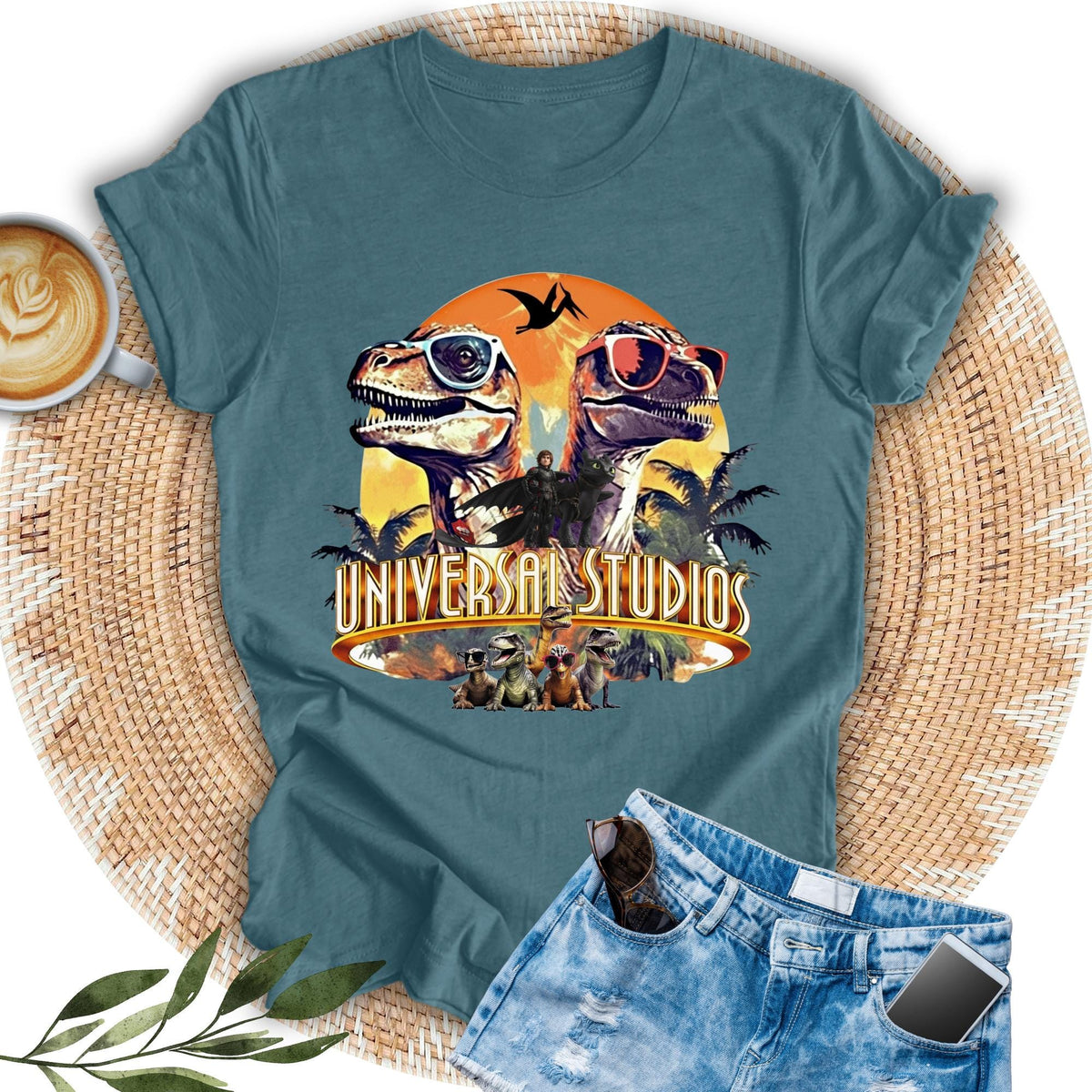 Personalized Universal Studios Family Shirt, Custom Jurassic Dinosaur Vacation Tee, Universal Orlando Mom Daddy Sis Bro T-shirt, Family Trip
