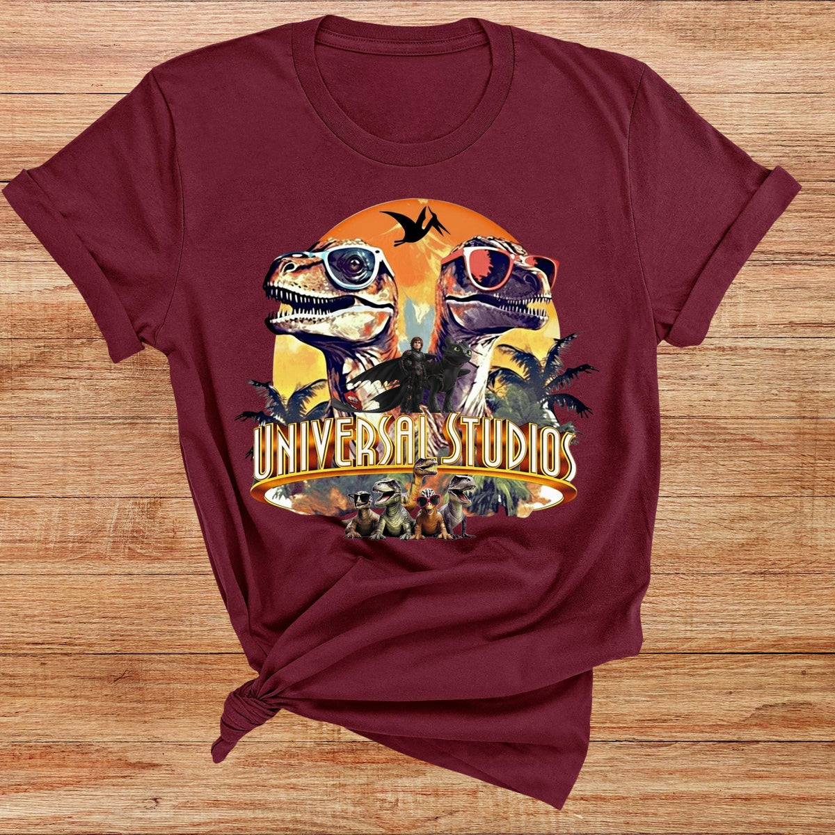 Personalized Universal Studios Family Shirt, Custom Jurassic Dinosaur Vacation Tee, Universal Orlando Mom Daddy Sis Bro T-shirt, Family Trip