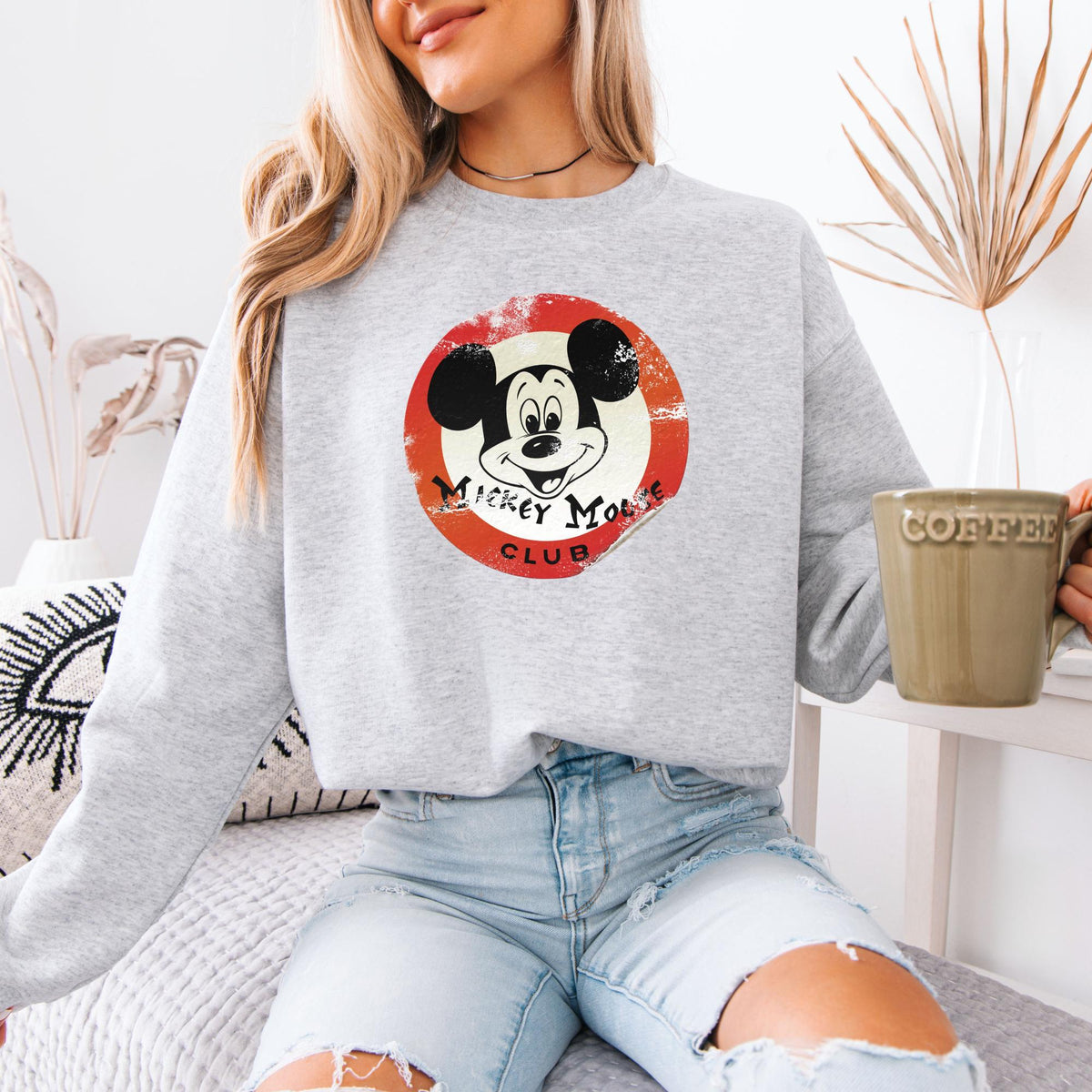 Vintage Mickey Mouse Sweatshirt, Classic Retro Disney Hoodie, Disneyland Trip Outfit, Old School Cartoon Sweater, 1928 Holiday Sweatshirt
