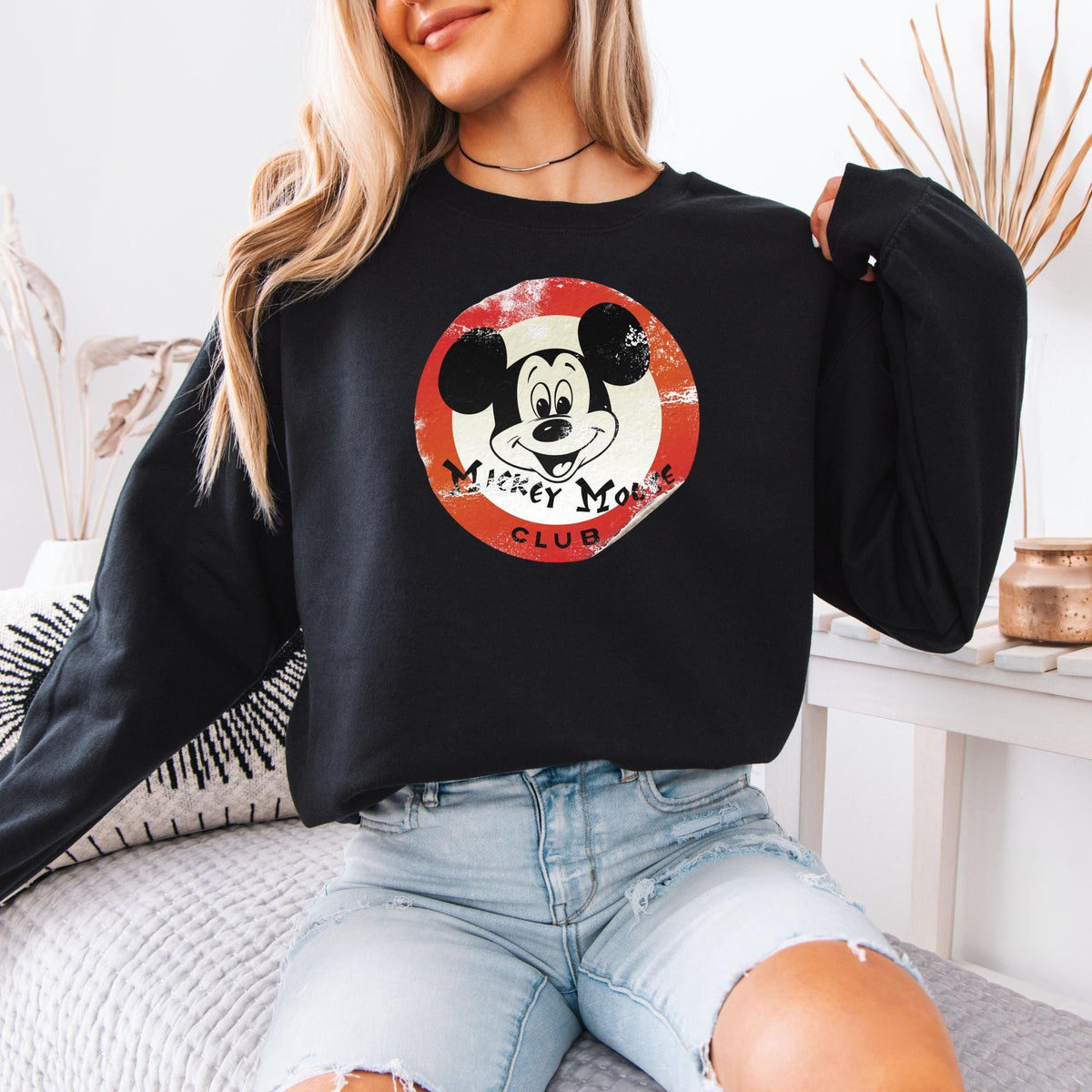Vintage Mickey Mouse Sweatshirt, Classic Retro Disney Hoodie, Disneyland Trip Outfit, Old School Cartoon Sweater, 1928 Holiday Sweatshirt