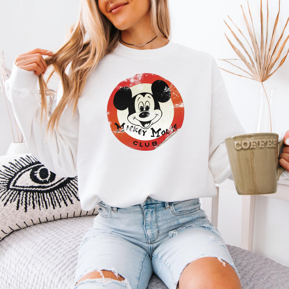 Vintage Mickey Mouse Sweatshirt, Classic Retro Disney Hoodie, Disneyland Trip Outfit, Old School Cartoon Sweater, 1928 Holiday Sweatshirt