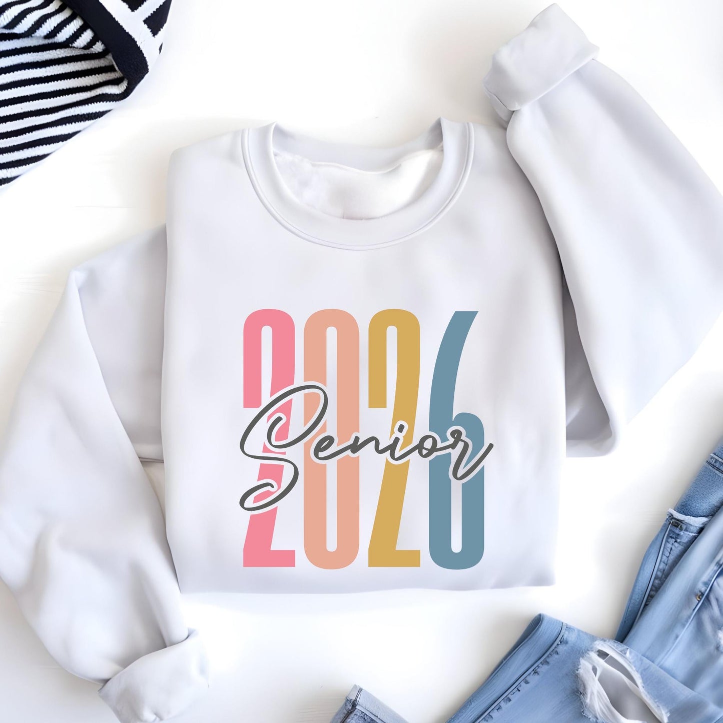 Senior 2026 Sweatshirt - College Senior Hoodie, Class of 2026 Senior Shirt - Graduation Sweatshirt