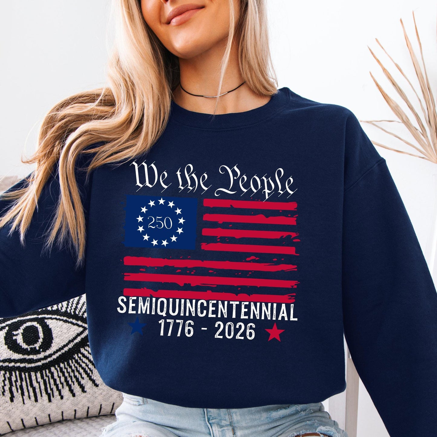 250th America Anniversary Sweatshirt, US 250 Years Sweat, We The People Shirt, Vintage Independence Day Hoodie, Patriotic Tee with USA Flag