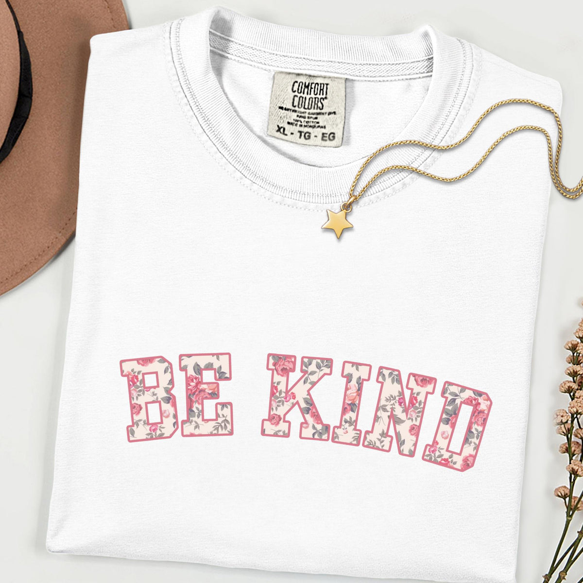 Comfort Colors® Be Kind Shirt, Choose Kindness Tee, Motivational Teacher T-Shirt, Positive Affirmation Gift, Counselor Appreciation Shirt