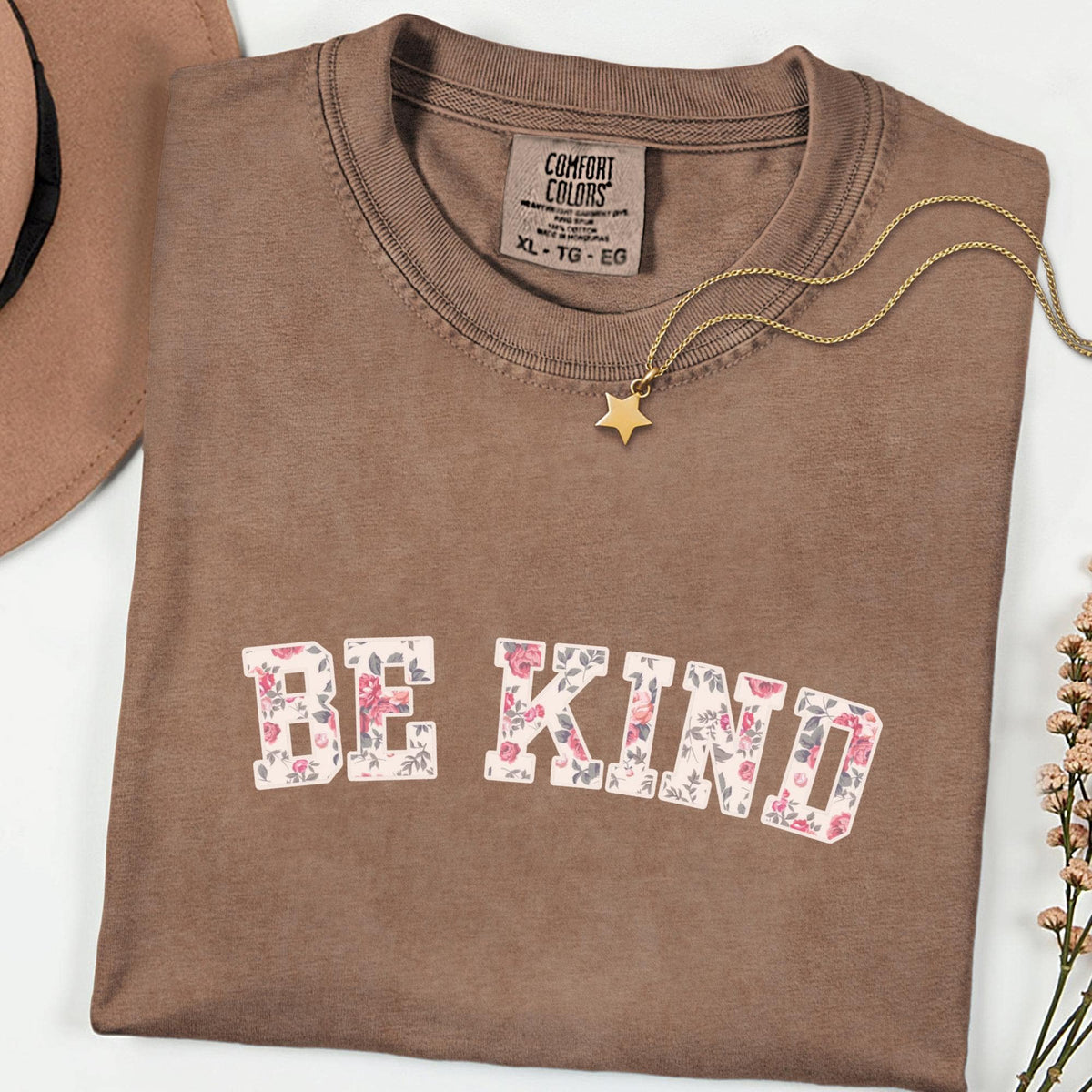 Comfort Colors® Be Kind Shirt, Choose Kindness Tee, Motivational Teacher T-Shirt, Positive Affirmation Gift, Counselor Appreciation Shirt