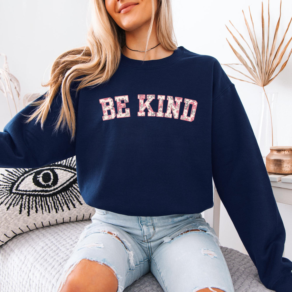 Be Kind Sweatshirt, Kindness Teacher Crewneck, Positive Mental Health Apparel, Inspirational School Gift, Motivational Back to School Top