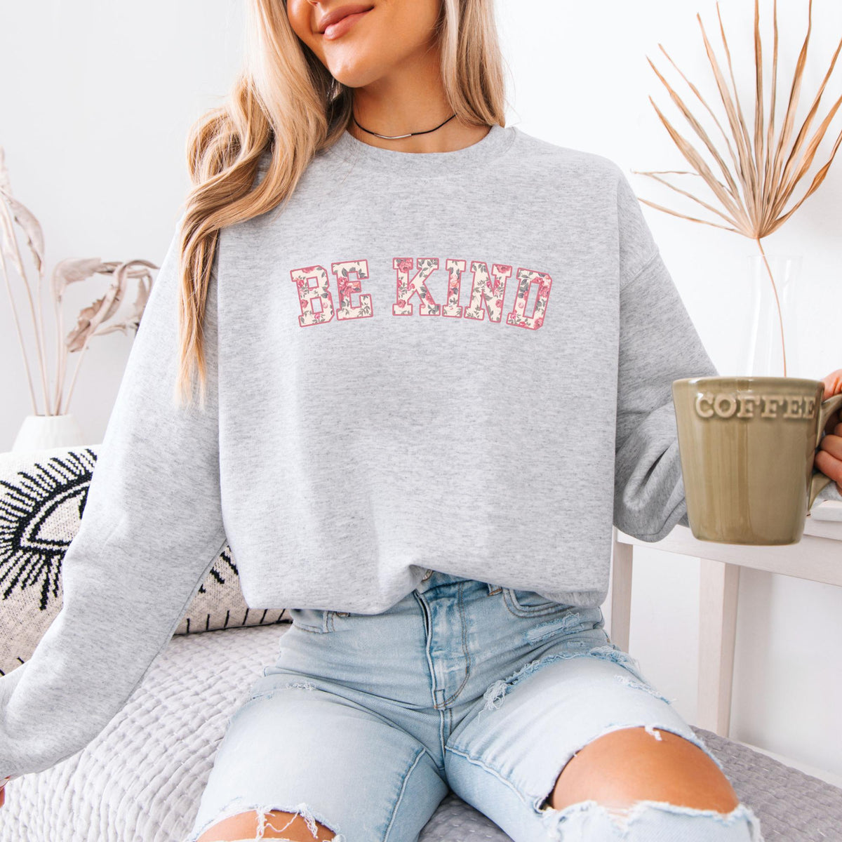 Be Kind Sweatshirt, Kindness Teacher Crewneck, Positive Mental Health Apparel, Inspirational School Gift, Motivational Back to School Top