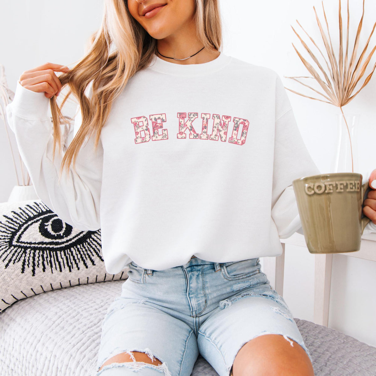 Be Kind Sweatshirt, Kindness Teacher Crewneck, Positive Mental Health Apparel, Inspirational School Gift, Motivational Back to School Top