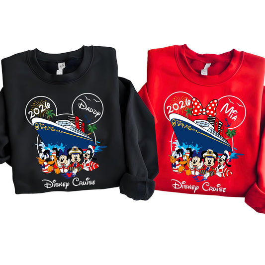 Custom 2026 Disney Cruise Family Matching Sweatshirt - Disney Pirates Shirt, Disney Cruise Trip Hoodie, 2026 Disney World Family Sweat
