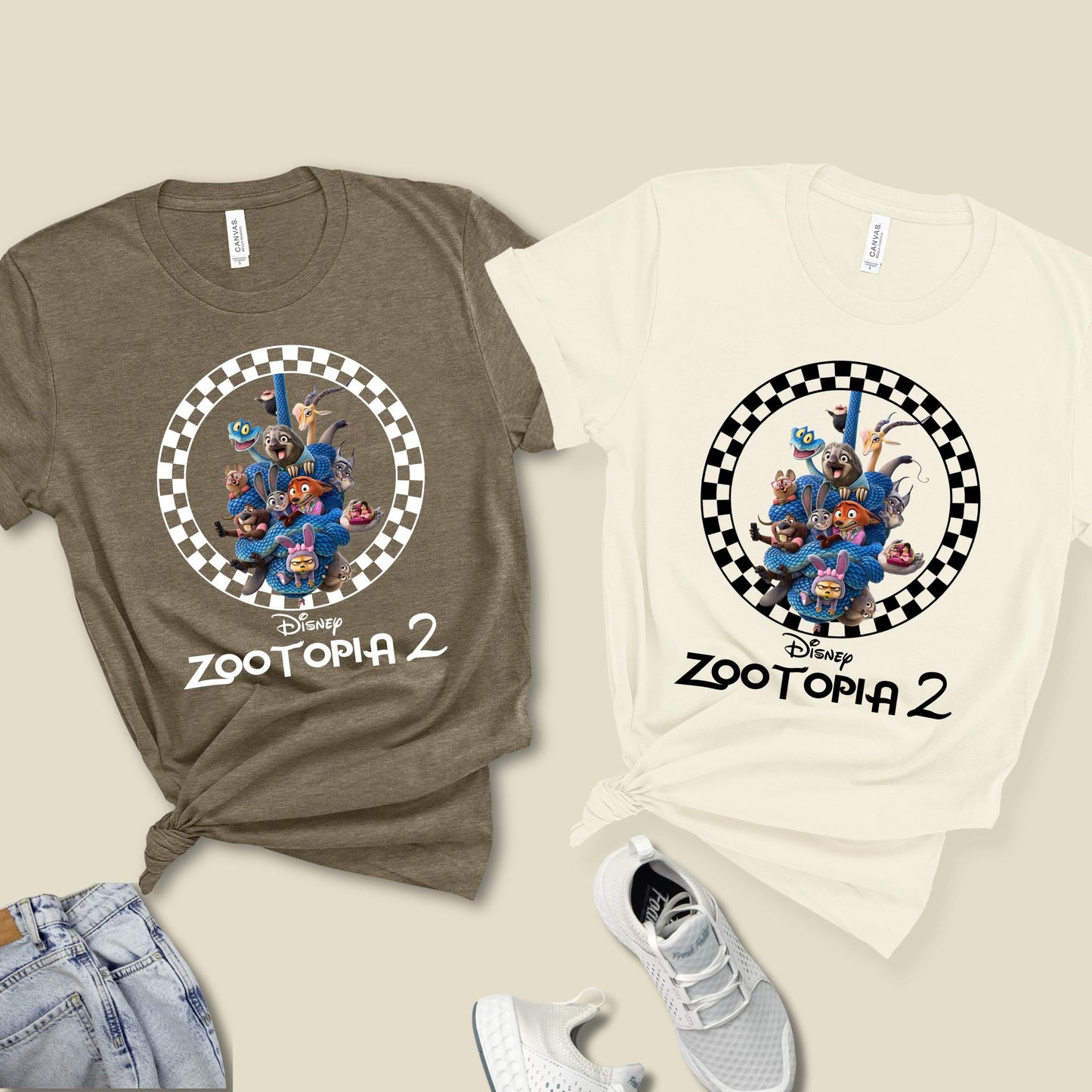 Disney Zootopia 2 Family Trip Shirts, Disneyworld Movie Shirt, Retro Disneyland Vacation Tees