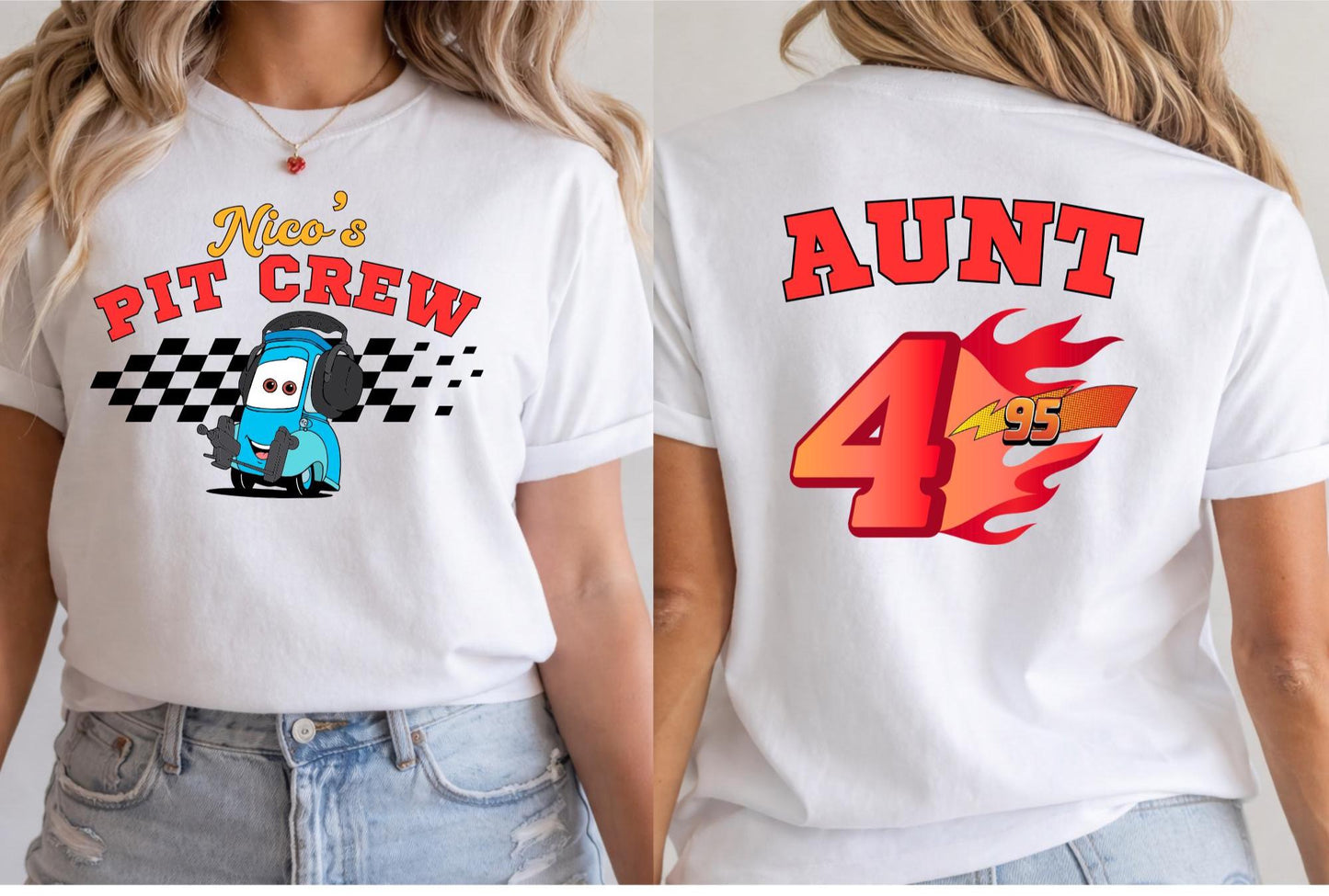 Disney Cars Birthday T-shirt, McQueen Birthday Boy Tee, Pixar Pit Crew Shirts, Lightning Birthday Family Gift, Racing Car Birthday Trip