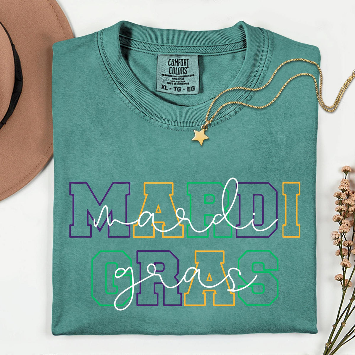 Mardi Gras Fat Tuesday Carnival Comfort Colors® T-Shirt