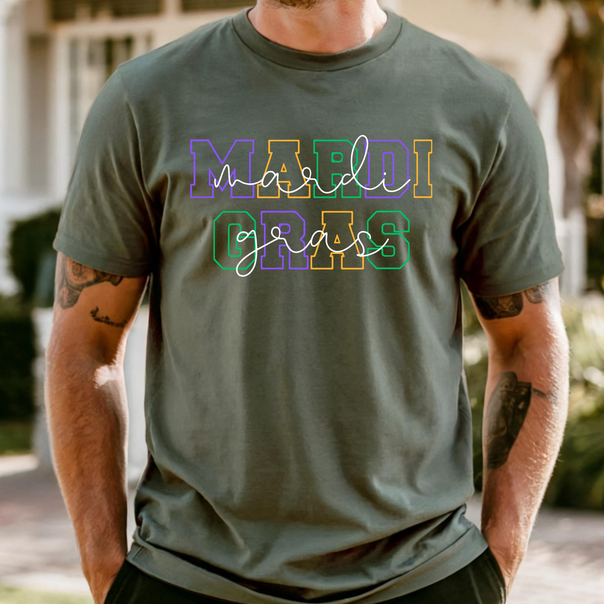 Mardi Gras Fat Tuesday Carnival Comfort Colors® T-Shirt