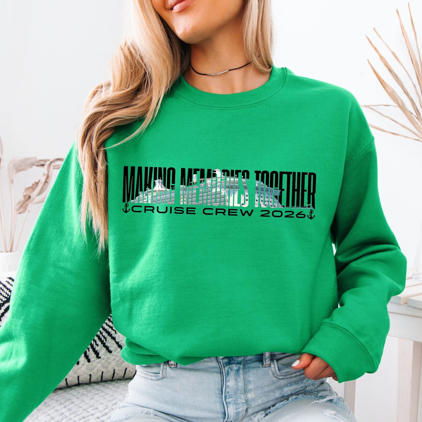Cruise 2026 Sweatshirt: Making Memories Together Family Matching Sweat