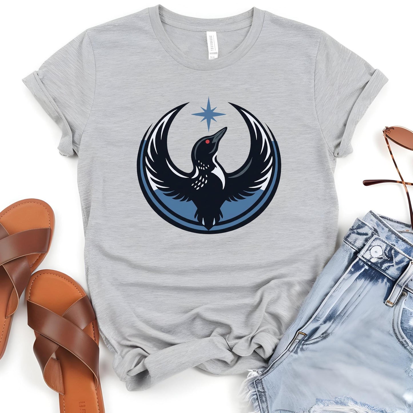 Minnesota Rebel Alliance Shirt Activists and Voters Bold State Bird Loon Resistance Graphic Apparel Local Pride and Protest