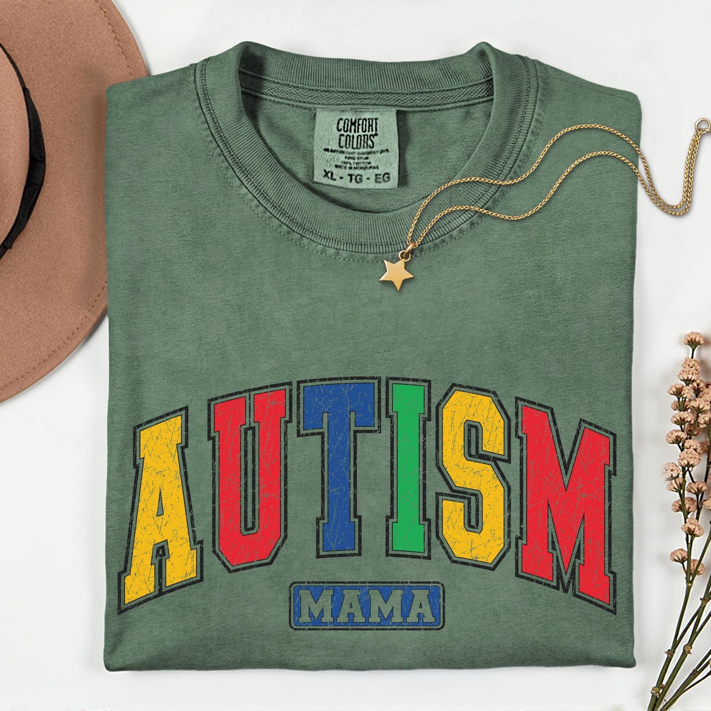 Comfort Colors® Autism Mama Shirt, Autism Shirt, Mothers Day Gift, Autism Awareness Shirt, Neurodiversity Shirt, Mama Shirt