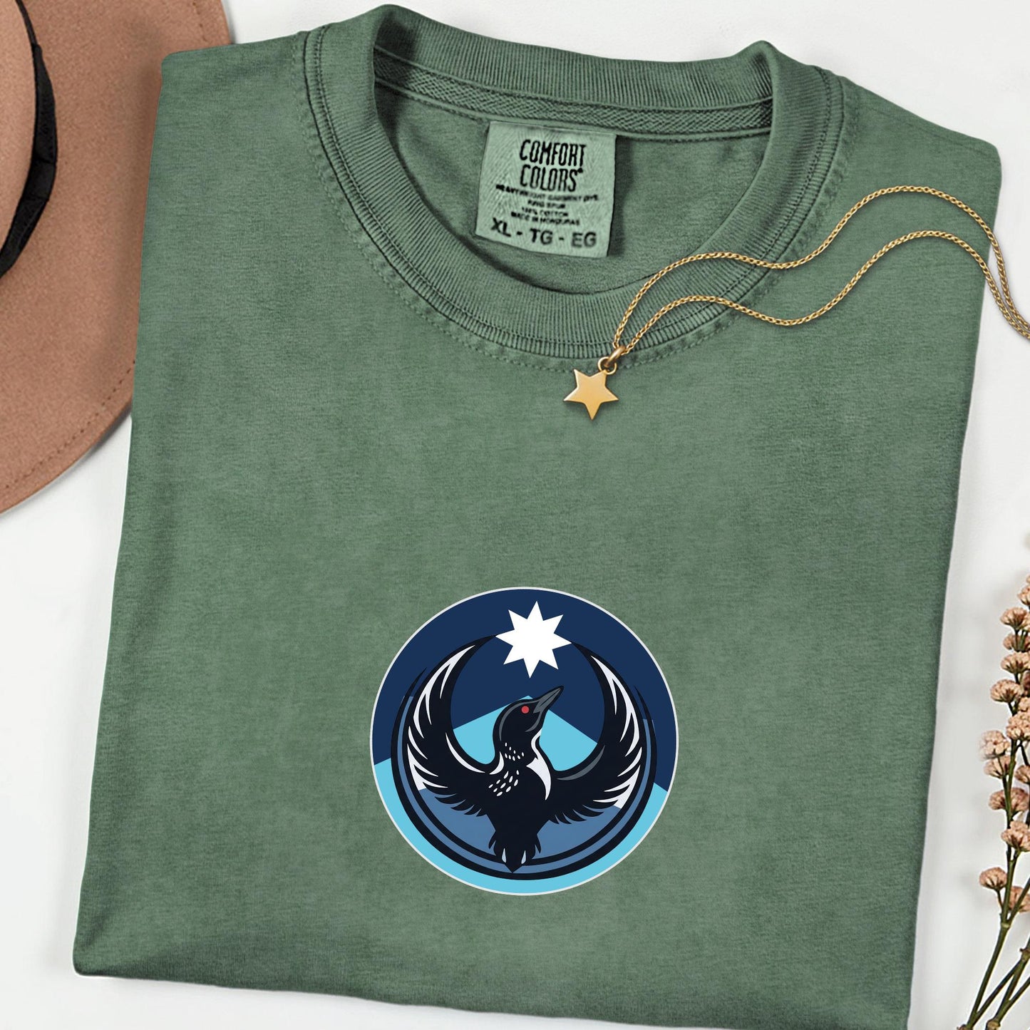 Comfort Colors® Minnesota Resistance Shirt, MN State Bird Loon Star Tee, Political Protest T-Shirt, Social Justice Activism Apparel