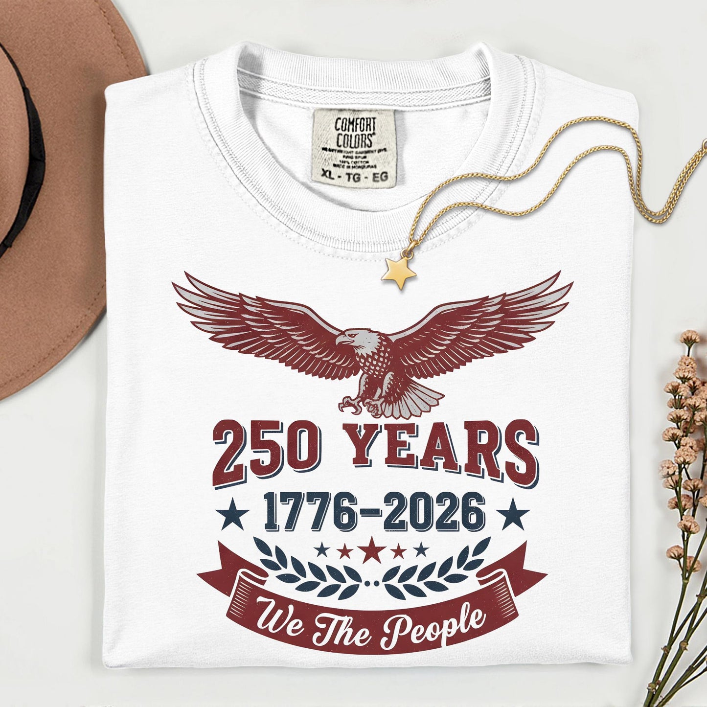 250 Years America Anniversary Shirt, Comfort Colors 1776 Tee, 4th of July Gift