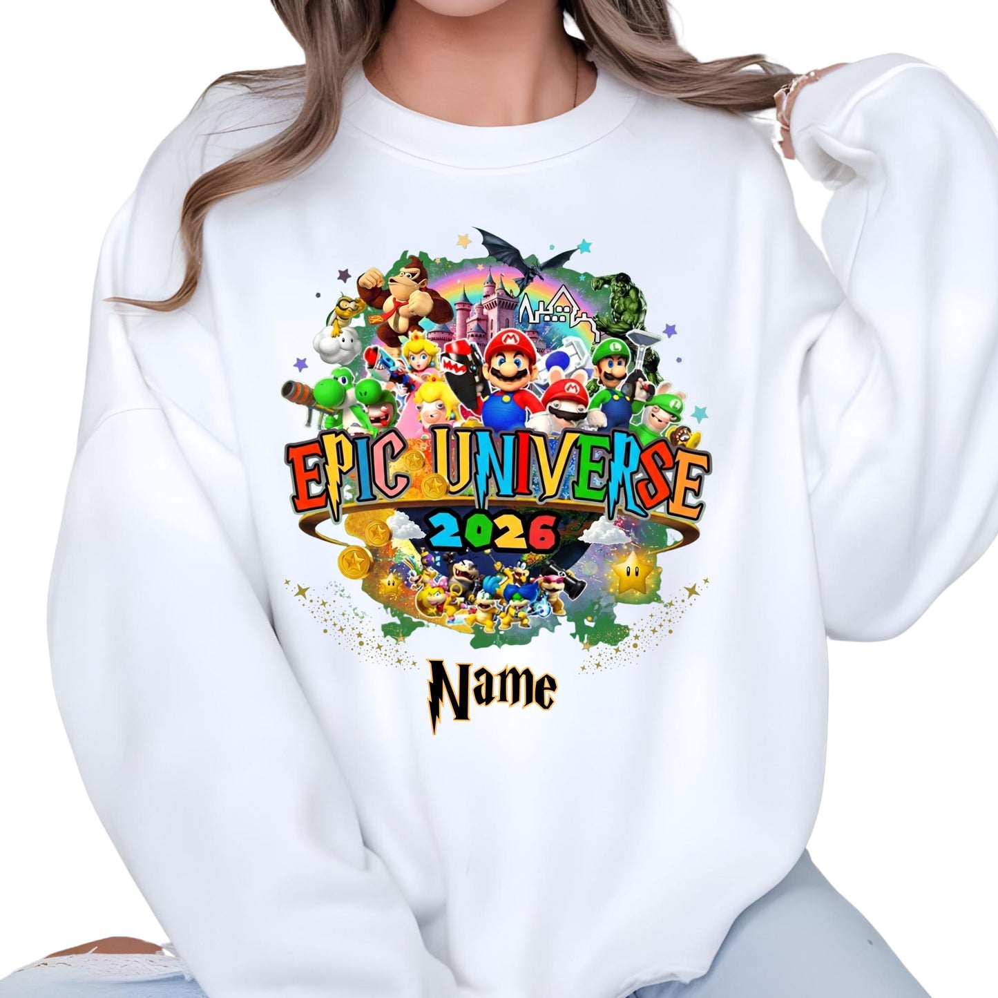 Personalized Epic Universe 2026 Family Trip Sweatshirt