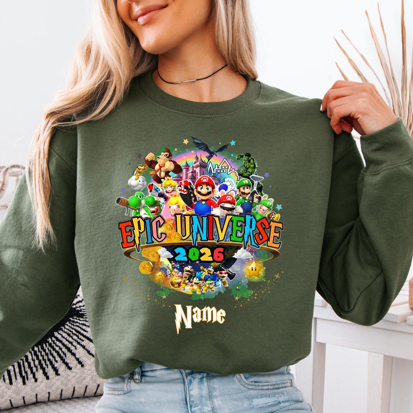 Personalized Epic Universe 2026 Family Trip Sweatshirt