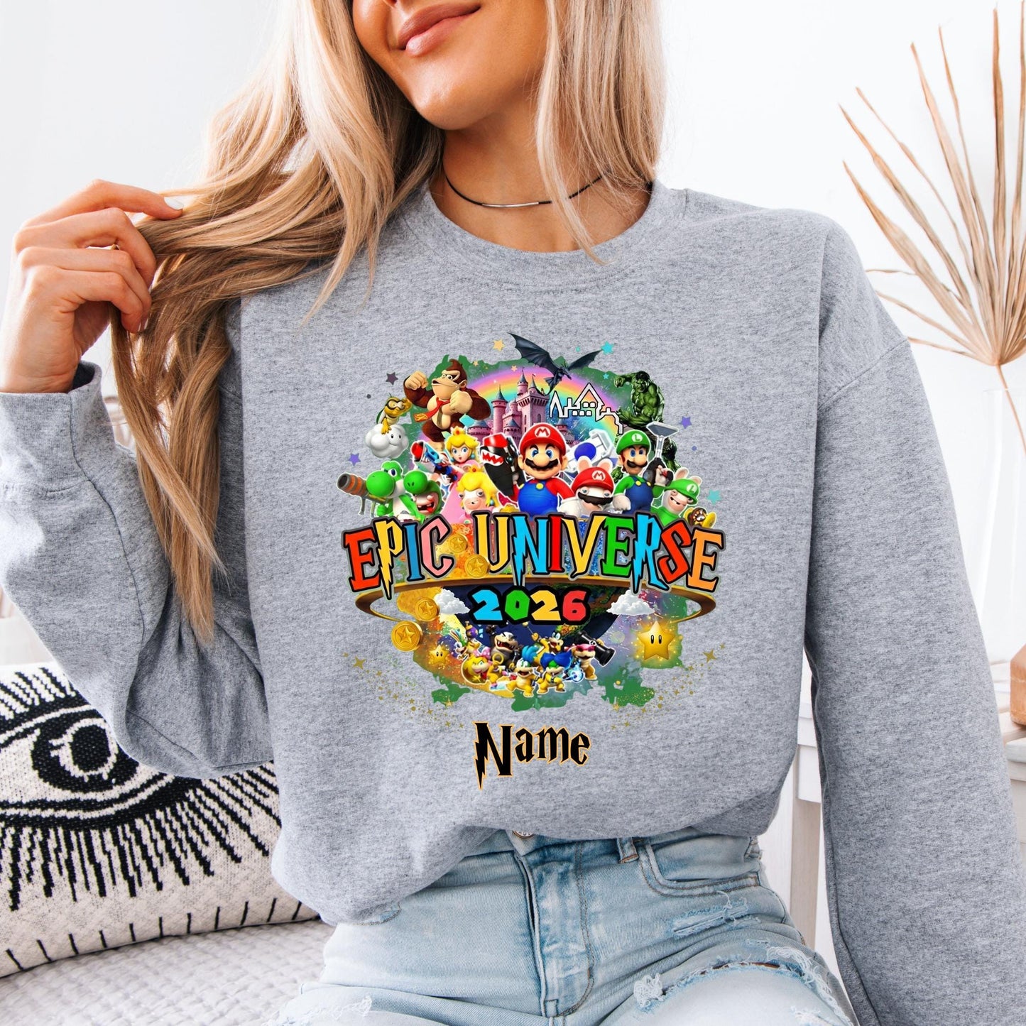 Personalized Epic Universe 2026 Family Trip Sweatshirt