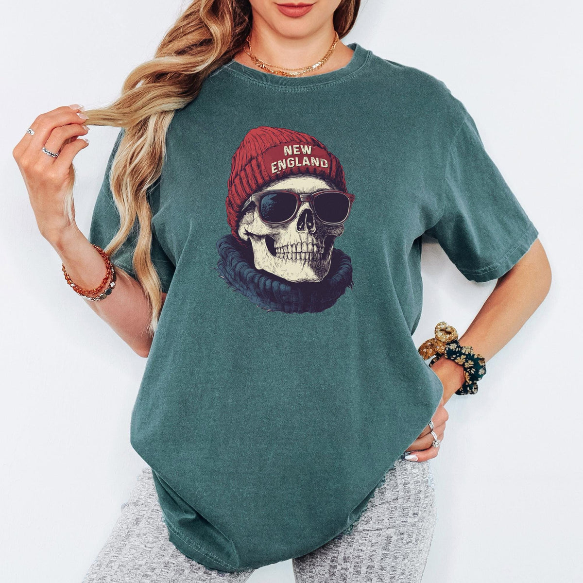 Comfort Color New England Football Mascot Shirt, Game Day Fan Tee, Vintage Football Graphic T-Shirt, Unisex Shirts