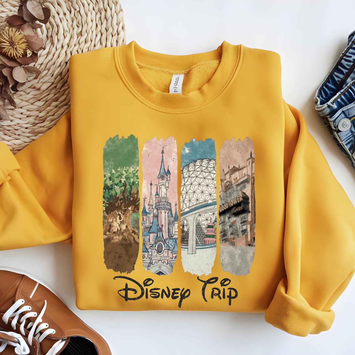 Disney Parks Sweatshirt, Disneyworld Family Vacation Group Sweat, Epcot 2026 Shirt, Disneyland Hoodie, Magic Kingdom Shirts