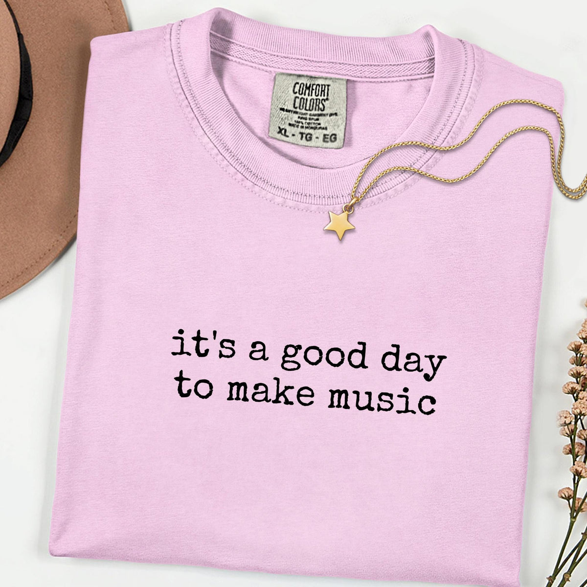 It’s A Good Day To Make Music Comfort Colors® Shirt, Music Lover Tee, Musician Graphic T-Shirt